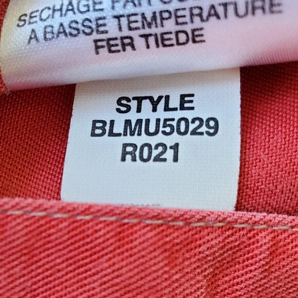 Sigrid Olsen Shacket Red Button Down 100% Tencel Lyocell Long Sleeve Shirt M - Picture 9 of 14